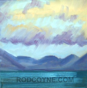 "Waterville" 40x40cm, oil on canvas at Fine Art Auction - Mullens Laurel Park, Bray, Co. Wicklow - 26th September 2010