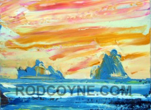 “Marmalade Sky” 20x30cm, oil on canvas, 2010.